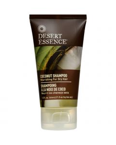 Desert Essence Shampoo - Nourishing - Coconut - Trvl - 1.5 fl oz - 1 Case