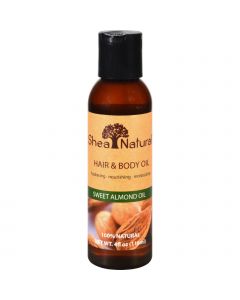 Shea Natural Hair and Body Oil - Sweet Almond Oil - 4 oz