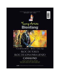 Speedball Art Products Young Artists Canvas Pad 9"X12"-10 Sheets