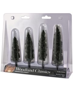 Woodland Scenics Standing Timber Trees 4" To 6" 4/Pkg-