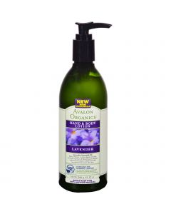 Avalon Organics Hand and Body Lotion Lavender - 12 fl oz