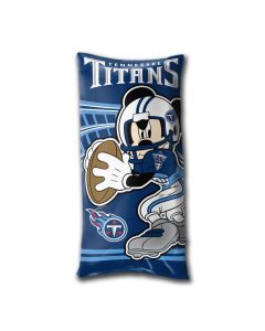 The Northwest Company Titans 18"x36" Mickey Juvenile Folded Body Pillow (NFL) - Titans 18"x36" Mickey Juvenile Folded Body Pillow (NFL)