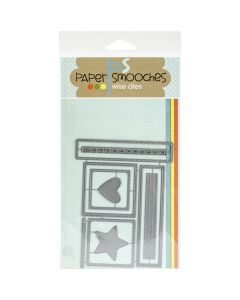 Paper Smooches Die-Stitched Frames
