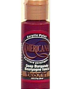 Deco Art Americana Acrylic Paint 2oz-Deep Burgundy - Opaque