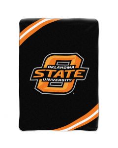 The Northwest Company OKLAHOMA STATE  "Force" 60"80" Raschel Throw (College) - OKLAHOMA STATE  "Force" 60"80" Raschel Throw (College)
