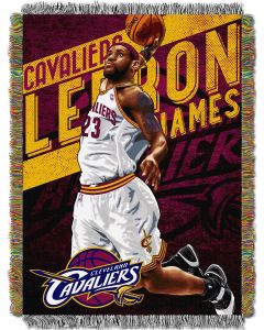 The Northwest Company Lebron James - Heat  "Players" 48x60 Tapestry Throw