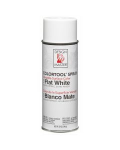 Design Master Colortool Spray Paint 12oz-Flat White