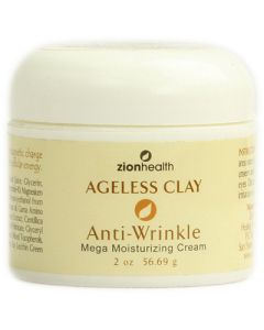 Zion Health Ageless Clay Anti-Wrinkle Cream - 2 oz