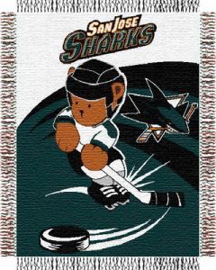 The Northwest Company Sharks 044 baby 36"x 46" Triple Woven Jacquard Throw (NHL) - Sharks 044 baby 36"x 46" Triple Woven Jacquard Throw (NHL)