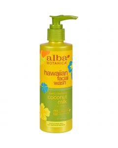 Alba Botanica Hawaiian Facial Wash Coconut Milk - 8 fl oz