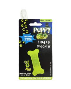 Blazing Ledz Small LED Adjustable Dog Collar-Green