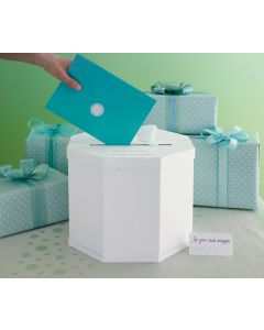 Martha Stewart Gift Card Box 12.75"X12.25"X12.25"-White
