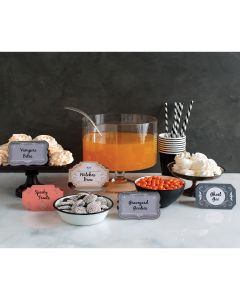 Martha Stewart Tent Cards 12/Pkg-Spooky Night