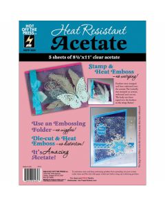 Hot Off The Press Heat Resistant Acetate 8.5"X11" 5/Pkg-