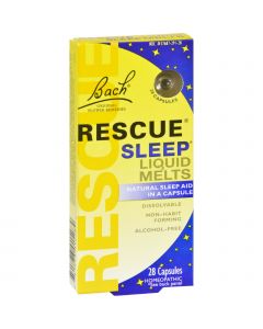 Bach Flower Remedies Rescue Sleep Liquid Melts - 28 Capsules