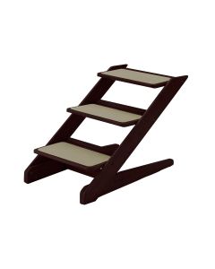 Richell 3-Step Pet Stool V1 Brown 15" x 26.4" x 18.3"