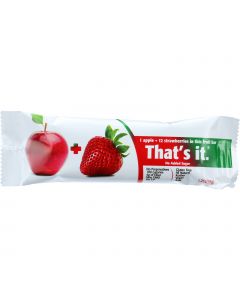 That's It Fruit Bar - Apple and Strawberry - Case of 12 - 1.2 oz