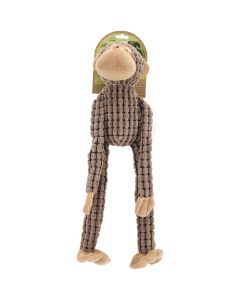 Nandog Pet Gear Nandog My BFF Corduroy Plush Toy-Brown Monkey
