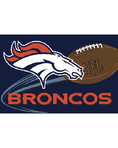 The Northwest Company Broncos 20"x30" Tufted Rug (NFL) - Broncos 20"x30" Tufted Rug (NFL)