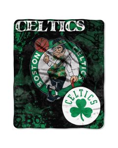 The Northwest Company Celtics  50x60 Raschel Throw - Dropdown Series