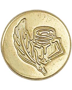 Manuscript Pen Decorative Sealing Coin .75"-Quill