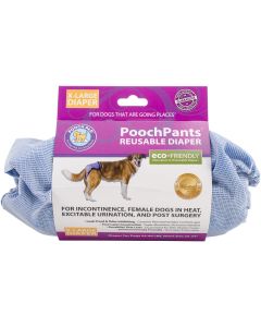 PoochPad PoochPants Reusable Dog Diaper-X-Large-56 To 90lbs
