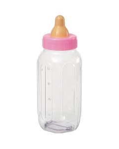 Unique Industries Party Favor 1/Pkg-Pink Bottle Bank 11"
