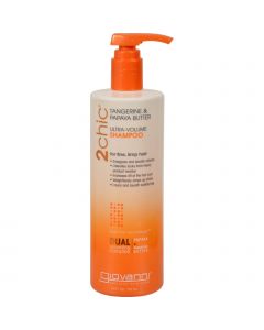 Giovanni Hair Care Products 2chic Shampoo - Ultra-Volume Tangerine and Papaya Butter - 24 fl oz