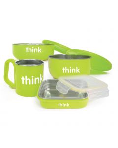 Thinkbaby Feeding Set - BPA Free - Green