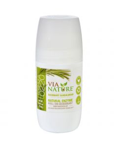 Via Nature Deodorant - Roll On - Rosemary Sandalwood - 2.5 fl oz