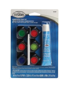 Testors Acrylic Paint Pot Set-Fluorescent