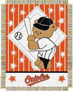 The Northwest Company Orioles baby 36"x 46" Triple Woven Jacquard Throw (MLB) - Orioles baby 36"x 46" Triple Woven Jacquard Throw (MLB)