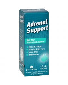 NatraBio Adrenal Support - 1 fl oz