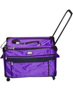 TUTTO Machine On Wheels Case-27"X16.25"X14" Purple