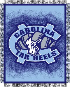 The Northwest Company UNC "Focus" 48"x60" Triple Woven Jacquard Throw (College) - UNC "Focus" 48"x60" Triple Woven Jacquard Throw (College)