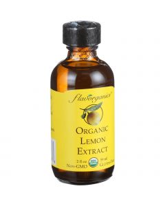 Flavorganics Organic Lemon Extract - 2 oz