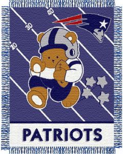 The Northwest Company Patriots baby 36"x 46" Triple Woven Jacquard Throw (NFL) - Patriots baby 36"x 46" Triple Woven Jacquard Throw (NFL)