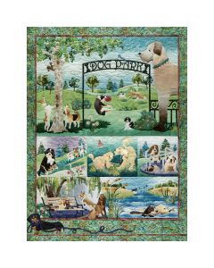 Outset Media Jigsaw Puzzle 500 Pieces 24"X18"-Dog Park
