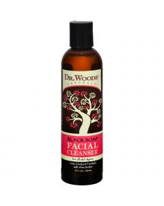 Dr. Woods Facial Cleanser Black Soap and Shea Butter - 8 fl oz
