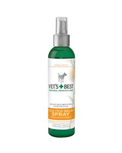 Vet's Best Flea Itch Relief Dog Spray 8oz Green 1.88" x 1.88" x 8"