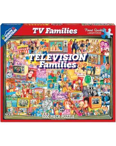 White Mountain Puzzles Jigsaw Puzzle 1000 Pieces 24"X30"-TV Families