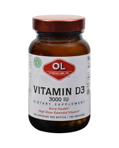Olympian Labs Vitamin D3 - 3000 IU - 100 capsules
