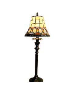 Warehouse of Tiffany Tiffany-style Jeweled Table Lamp