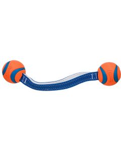 Petmate Chuckit Ultra Duo Tug Dog Toy Small Orange/Blue 10" x 2" x 2"