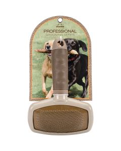 Nandog Pet Gear Nandog Pet Brush-Rectangular Pin Brown