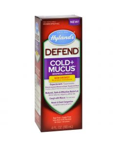Hyland's Hylands Homepathic Cold and Mucus - Defend - 4 fl oz