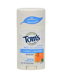Tom's of Maine Natural Long-Lasting Deodorant Stick Calendula - 2.25 oz - Case of 6