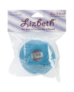 Handy Hands Lizbeth Cordonnet Cotton Size 3-Ocean Teal Dark
