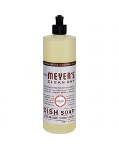 Mrs. Meyer's Liquid Dish Soap - Lavender - Case of 6 - 16 oz