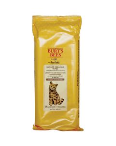 Fetch For Pets Burt's Bees Cat Wipes 50/Pkg-Dander Reducing